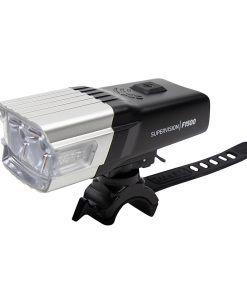 Eclairage Velo Usb Avant Sur Cintre Guidon Zefal Supervision F1500 Lumens Noir