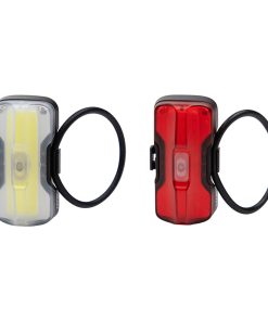 Eclairage Velo Usb Kit Sur Cintre Guidon-Tige de Selle Zefal Vision F20-R20 Lumens Noir (Avant+Arriere)