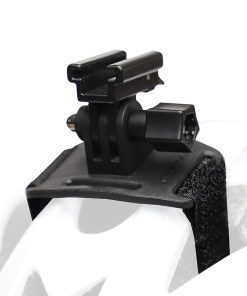 Support Eclairage Velo Zefal Noir Pour Casque (Compatible Go Pro)