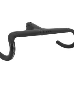 Cintre Guidon Route Itm Ch1R Carbone Mat L 44 Exterieur (Axe-Axe 42Cm) Avec Potence Integree L 90mm Pour Passage Cable Interne (Ajout Reference 212003 Recommande)