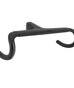 Cintre Guidon Route Itm Ch1R Carbone Mat L 44 Exterieur (Axe-Axe 42Cm) Avec Potence Integree L 120mm D 28.6mm Pour Passage Cable Interne (Ajout Reference 212003 Recommande)