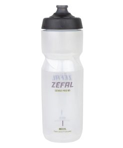 Bidon Zefal Sense Pro 80 Translucide (Gris-Vert) 800 ml (Bouchon Securite Anti-Goutte)