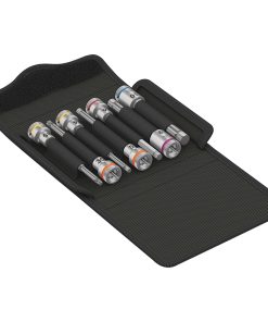 Douille Torx et 6 Pans-Allen Wera Bicycle Set 8 Zyklop 3-8 Profil Extra Fin 30 mm Longueur 100, 107 mm (Coffret 7 Pieces) -Marque Allemande Pour Les Ateliers-