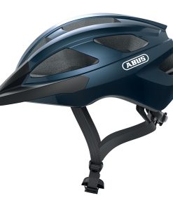 Casque Velo Adulte Abus Route Macator Bleu Nuit Taille L (58-62Cm) Reglage Molette