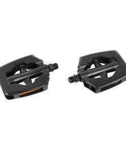 Pedale City Marwi Noir Sp-890 Sandblock Resine Filetage 1-2" (Paire Sur Carte) - Qualite Premium