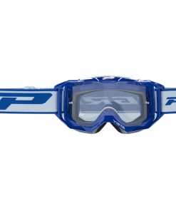 Masque-Lunettes Cross Progrip 3303 TR Vista Bleu Ecran Transparent Anti-Rayures-Anti U.V.-Anti-Buee (Homologue Ce-En-N° Ac-96025 Rev.2)