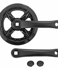 Pedalier VTT Gravity 6-7-8V. Double Flasque Alu Noir 152 mm 36 Dents (Boitier 119mm)