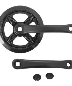 Pedalier VTT Gravity 6-7-8V. Double Flasque Alu Noir 170 mm 36 Dents (Boitier 119mm)
