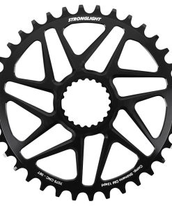 Plateau VTT Direct Mount Pour Shimano Fc-M6100-M6120-M6130-Fc-M7100-M7120-M7130-Fc-M8100-M8120-M8130 Stronglight Mono Alu Noir 36 Dents - Epaisseur 3mm 12V.