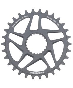 Plateau VTT Direct Mount Boost Pour Shimano Fc-M9100-M9120-M9130 Stronglight Mono Alu Ht3 Gris 30 Dents - 12V.