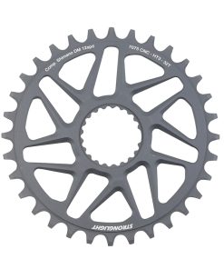 Plateau VTT Direct Mount Boost Pour Shimano Fc-M9100-M9120-M9130 Stronglight Mono Alu Ht3 Gris 32 Dents - 12V.