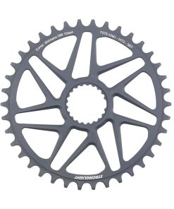 Plateau VTT Direct Mount Boost Pour Shimano Fc-M9100-M9120-M9130 Stronglight Mono Alu Ht3 Gris 38 Dents - 12V.