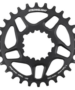 Plateau VTT Direct Mount Pour SRAM Sx-Nx-Gx Stronglight Mono Alu Noir 28 Dents - Epaisseur 3mm 12V.