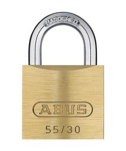 Cadenas A Cle Abus Serie 55-30 Laiton (29X44 - Diam 5mm - Anse 13mm)