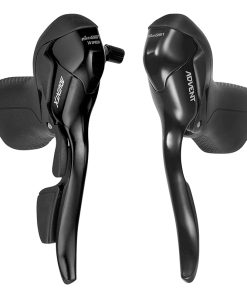 Levier-Manette Route-Gravel Microshift Advent X 10V. Alu Noir (Paire) Compatible Disque A Cable (Non Compatible Shimano)