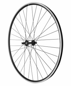 Roue Route Patin Blocage 700 Cfx Noir Avant Moyeu Roulement Noir 32 Rayons Noir Jante 13C
