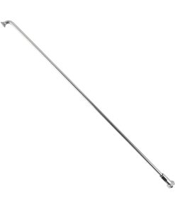 Rayon Inox Argent 2,6mm L200mm Tete Coudee Sapim Avec Ecrous (Vendu A L'Unite)
