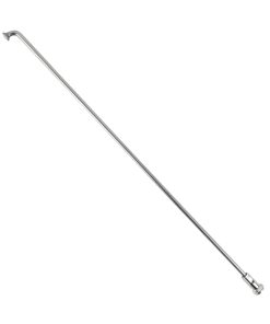 Rayon Inox Argent 2,6mm L205mm Tete Coudee Sapim Avec Ecrous (Vendu A L'Unite)