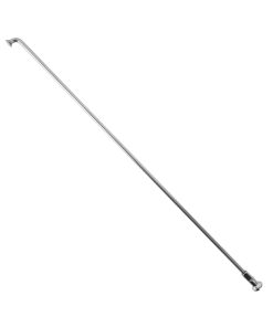 Rayon Inox Argent 2,6mm L220mm Tete Coudee Sapim Avec Ecrous (Vendu A L'Unite)