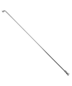 Rayon Inox Argent 2,6mm L225mm Tete Coudee Sapim Avec Ecrous (Vendu A L'Unite)