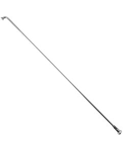 Rayon Inox Argent 2,6mm L230mm Tete Coudee Sapim Avec Ecrous (Vendu A L'Unite)