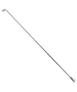 Rayon Inox Argent 2,6mm L280mm Tete Coudee Sapim Avec Ecrous (Vendu A L'Unite)