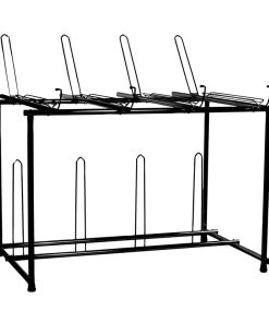 Presentoir de Magasin 8 Velos Sur 2 Niveaux Noir -Bicisupport-