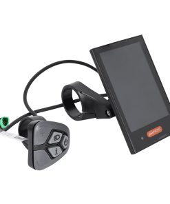Compteur - Display Avec Unite de Commande Vae Bafang Dp C18 Canbus Pour Moteur Central Noir (Support 22,2-25 mm Longueur Cable 230 mm)