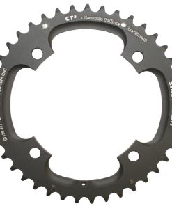 Plateau VTT 4 Branches D.120 Pour SRAM X0-Xx Stronglight Double 41 Dents Exterieur Noir Ct2 10V. Pour 27 Dents Interieur Filete - Epaisseur 5mm (X9-X7-X0-Xx)