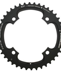 Plateau VTT 4 Branches D.120 Pour SRAM X0-Xx Stronglight Double 42 Dents Exterieur Noir Ct2 10V. Pour 29 Dents Interieur Filete - Epaisseur 5mm (X9-X7-X0-Xx)