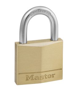Cadenas A Cle Masterlock Laiton Anse Acier Cemente Largeur 30mm, Anse 16mm, Diam 5mm (Double Verrouillage) (Vendu A L'Unite)