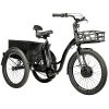 Tricycle Electrique-Vae City Leader Fox 24" Lovelo 2025 Mixte Noir Brillant 3V Shimano Nexus Moteur Roue Av Bafang 36V 45Nm Batterie 16,7Ah (Avec Differentiel)