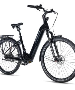 Velo Electrique-Vae City 28 Leader Fox Tertium 2025 Mixte Noir Brillant 8V Shimano Nexus Moteur Central Bafang M420 36V 80Nm Batterie 15Ah (18'' - H45,7Cm - Taille M - Pour Adulte de 168Cm À 178Cm)