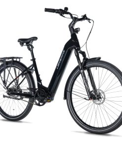 Velo Electrique-Vae City 28 Leader Fox Tertium 2025 Mixte Noir Brillant 8V Shimano Nexus Moteur Central Bafang M420 36V 80Nm Batterie 15Ah (20'' - H50,8Cm - Taille L - Pour Adulte de 178Cm À 185Cm)