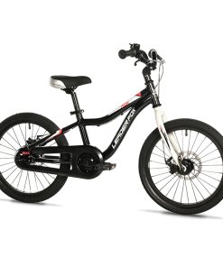 Velo Musculaire Enfant 18 Pouces Leader Fox Fox 2025 Noir Monovitesse Cadre Alu (Taille Enfant 115 À 125 Cm) -Mecanique A Disque-
