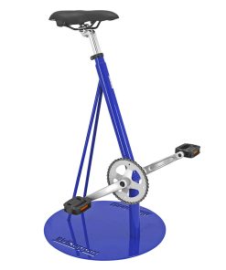 Tabouret A Pedale Colori Bleu Hauteur 80 Cm