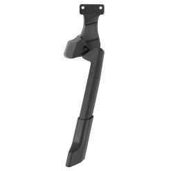 Bequille Velo Laterale Arriere Newton 26-29'' Noir Reglable Fixation 2 Vis Sur Base Entraxe 40mm - Supporte 50Kgs