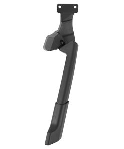 Bequille Velo Laterale Arriere Newton 26-29'' Noir Reglable Fixation 2 Vis Sur Base Entraxe 40mm - Supporte 50Kgs
