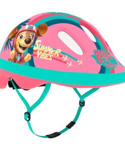Casque Velo Enfant Paw Patrol Rose Taille 44-48 (Pat Patrouille) (Vendu Sur Carte)