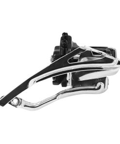 Derailleur VTT Avant Microshift 7-8V. A Collier 34.9 Pour Triple Plateau 48X38X28 Tirage Haut-Bas (Avec Collier Adaptateur 28.6) (Compatible Shimano)