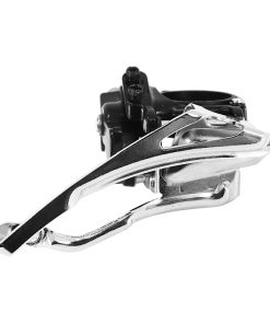 Derailleur VTT Avant Microshift 7-8V. A Collier 34.9 Pour Triple Plateau 48X38X28 Tirage Haut-Bas (Avec Collier Adaptateur 31.8) (Compatible Shimano)