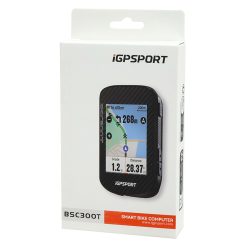 Gps - Compteur Igpsport Bsc300T Couleur Tactile Lcd Lamine - Cartographie - Autonome 20H - Multi Fonction Compatible + Strava Training Peaks et Insta 360