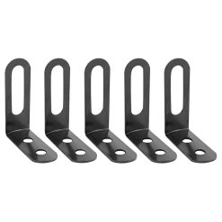 Equerre Inox Eurofender Pour Fixation de Garde Boue (40mm) Noir (Vendu Par 5)