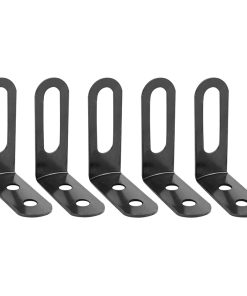 Equerre Inox Eurofender Pour Fixation de Garde Boue (40mm) Noir (Vendu Par 5)