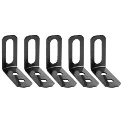 Equerre Inox Eurofender Pour Fixation de Garde Boue (27mm) Noir (Vendu Par 5)