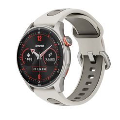 Montre Gps - Compteur Igpsport Lw10 Argent Titane- Calories - Frequence Cardiaque - Sommeil - Notifications et Plus de 45 Algorithmes Sante