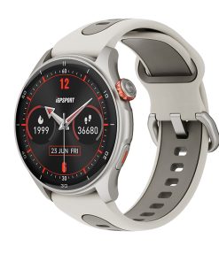 Montre Gps - Compteur Igpsport Lw10 Argent Titane- Calories - Frequence Cardiaque - Sommeil - Notifications et Plus de 45 Algorithmes Sante