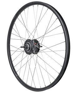 Roue City Disque Arriere 26" Moyeu Nexus 7 Centerlock Noir Jante 19C 36 Rayons
