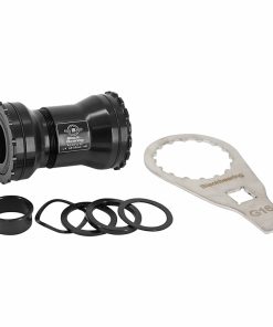 Cuvette Integre Boitier VTT-Route A Emboiter-Pf30 386 Evo Blackbearing Roulement Ceramique Boite de 68-92 Diam 46 Pour Axe 24 et 24-22mm (Adaptateur Gxp) (Compatible SRAM) - Cle Montage Incluse-
