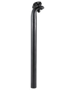 Tige de Selle Route-VTT Ergotec Hook Aluminium Noir Diam 29.6 mm L 400 mm Recul 25 mm (Homologue Niveau 4)